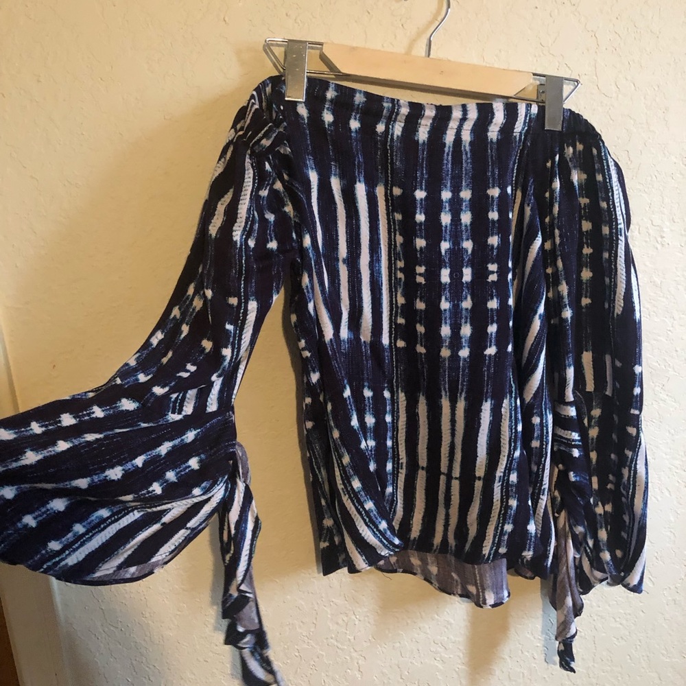Off the shoulder miss me blouse